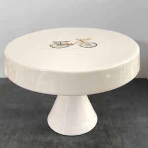 Rae Dunn Bicycle Cake/Dessert Stand Pedestal